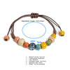 Handwoven Ceramic Bead Bracelet with Adjustable Cord - Image 3