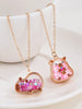 1Pc Cute Kids Capybara Shaker Pendant Necklace Quicksand Sequins Star Charm Necklace for Girls, Friendship Jewelry Set - Image 1