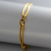 Two Oval Rings Interlock Steel Rope Bracelet - Image 18