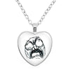 Rage Comic Necklace Derp Face Trollface Funny Meme Cartoon Glass Heart Shape Pendant Chain Necklace Charm Jewelry Collect Gift - Image 30