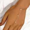 Silver Flower CZ Sparking Zircon Bracelets For Women Minimalism Hand Chain Bracelets Jewelry Party Gift - Image 6