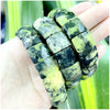 Stone Lapis Lazuli Tiger Eye Agate Morgan Faced Square Elastic Bracelet for Men and Women Charm Jewelry - Image 23