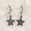 Vintage Punk Pink Crystal Cross Drop Earrings For Women Gothic Hip Hop Cross Star Charms Earrings Y2K Aesthetic Jewelry - Image 7