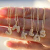 Full Zircon Mini A-Z Letter Pendant Neckalce Stainless Steel Chubby Balloon Initial Alphabet Gold Plated Choker Jewelry - Image 2