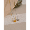 Simple Stainless Steel Metal Square Hammer Pendant Necklace Gold Silver Color Pvd Plated Collar Jewelry - Image 2