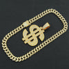 Hip Hop Dollar Pendant Necklace with 13mm Cuban Chain US Dollar Money Sign Necklaces Rap Rock Punk Jewelry For Man Gift - Image 5