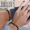 Handmade A-Z 26 Letter Heart Bracelet Woven Baided Rope Women Men Initials Name Adjustable Bangle Couple Lover Friends Jewelry - Image 1