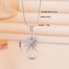 Temperament Stainless Steel Inlay Zircon Shiny Octagonal Star Pendant Necklace for Women Charm Jewelry Gifts - Image 8