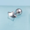 1pc Stainless Steel Cartilage Tragus Helix Piercing Earrings for Women Men Punk Snake Bee Spider Moon Star Stud Earring 18G - Image 16