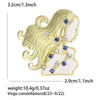 Rhinestone Twelve Constellation Brooches for Women Unisex Astrolabe Star Pins Friend Birthday Gifts Accessories - Image 4