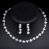 Silver Color Pearl Crystal Bridal Jewelry Sets Wave Shape Choker Necklace Earrings Sets for Women Wedding Jewelry Sets - Image 10