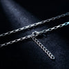 for Pendant Stainless Steel Box Chain Necklace Men Women Silver Color Classic Link Choker Necklaces Jewelry Gi - Image 3