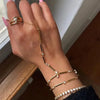 Iced Out Oval CZ Choker Bracelet Silver Color Bling Lariat Long Bar Round Stone Long Tassel Bangle Women Jewelry - Image 3