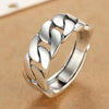 Silver Ring Adjustable Simplicity Student Girlfriend Jewelry Accessories Wedding Party - Image 1