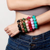 Acrylic Square Beads Elastic Bracelets for Women Boho Irregular Stone Shape Beaded Handmade Bracelet Bangle Retro Jewelry Gifts - Image 6