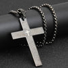 316L Stainless Steel Casting Metal Cross Pendant Necklace For Men Women Punk Hip Hop Chain Collar Jewelry - Image 9
