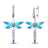 Small Hoop Earrings with Butterfly and Heart Motifs - Image 10