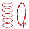6pcs/set Handmade 7 Knots Red String Bracelet for Lover Protection Lucky Amulet and Friendship Braid Rope Wristband Jewelry Gift - Image 6