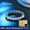 Ring Silver D Clarity Gold Plating Pass The Diamond Tester Gift Gra Twist Arm Double End Open Ring - Image 4