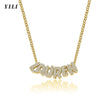 Bubble Letter Necklaces Custom 3D Bubble Letters Balloon Name Necklaces for Women Girls Gold Name Personalized Jewelry Gift - Image 8