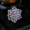 Romantic Purple Zircon Butterfly Brooches for Women Clothes Accessori Bow Dragonfly Ginkgo Leaf Broche Decorativo De Ropa - Image 7