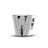 Classics 925Silver Shiny Zircon English Alphabet Beads Pendant Charms Fit Bracelet Jewelry Women Gift - Image 19