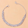 Shining Cubic Zirconia Chain Anklet For Women Silver Color Ankle Bracelet Barefoot Sandals Foot Jewelry - Image 4