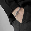 Dark Cross Bracelet for Men Stainless Steel Chain Jewelry, Gift Party Punk Bangles Accessories - Image 2