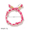 selling color woven rope bracelet with a buckle and gold plating for women - Image 6