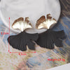 Black Hanging Long Earrings for Women Triangle Square Statement Drop Earrings Boucle Oreille Jewelry - Image 14
