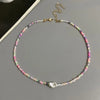 Seed Bead Choker Necklace with Imitation Pearl Details in Multiple Styles - Image 12