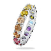 Xuan Rainbow Color Women's Ring Simple Light Attending Ball Accessories Daily Wearing Jewelry - Image 6