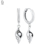 Silver Needle Vintage Shell Pendant Hoop Earrings Women's Pearl Conch Gold Earrings Jewelry Gifts - Image 23