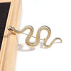 Snake Brooch Women's Lapel Pin Gold Color Badge Wedding Dress Ornament - Image 4