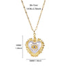 Zircon Hamsa Hand Evil Eye Pendant Necklaces For Women Gold Plated Stainless Steel Necklace Boho Aesthetic Jewelry Gift - Image 7