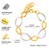Minimalist Handmade Chain Bracelet for Women,Stainless Steel Oval Bracelets, Jewelry Gift - Image 6