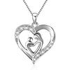 High End Geometric Design Love Cube Zircon Necklace with Removable Round Zircon Jewelry Elegant Daily Accessories - Image 10