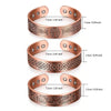 Selling Magnet Retro Bracelet With Life Tree Pattern Arrangement, Magnetic Men's Antique Copper Bracelet， Holiday - Image 2