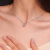 Silver Zircon Pendant Necklace Italian Silver Necklace Women Jewelry - Image 3