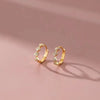 1Pair Crystal Heart Tragus Hoop Earring For Women Girls Huggie Earring For Cartilage Helix Piercing Jewelry Lobe Hoops - Image 29