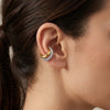 Gold Silver Double Layer No Piercing Ear Cuff CZ Zircon Minimalist Stackable Cartilage Clip Earrings for Women Jewelry - Image 2