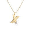 Gold/Silver Color Mixed 26 Letters Pendant Necklaces For Women Men Shiny CZ Zircon Inlay Party Jewelry Gift - Image 25