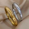 Chunky Stainless Steel Cuff Bangle with 6.2 cm Diameter - Image 3