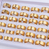 10pcs/lot Simple Stainless Steel Ring For Men Women Beautiful Punk Jewelry Vintage Birthday Party Gifts - Image 24