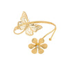 Ftcy Upper Arm Bracelet for Women Butterfly Flower Cuff Bangle Bracelet Gold Color Boho Jewelry - Image 8