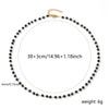1pc 304 Stainless Steel Necklace Multicolor Faceted Quartz Crystal Beaded Chain Necklace Choker Jewelry For Women Gift - Image 8