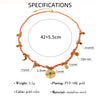 Vintage Stainless Steel Charms Necklaces for Women Boho Pink Blue Rope Chains Bracelets Jewelry Sets - Image 15