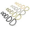 Metal Half Round Shape 16/19/25/32/38mm Handbag Bag Purse Strap Belt Dog Collar Chain Web Flat O Dee D Ring Buckle - Image 1