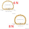 Twisted Unisex Bracelet, Minimalist Style, for Casual Outings, Gold-Plated Twisted Chain - Image 9
