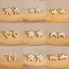 2Pcs Helix Ear Piercing Stud Earrings for Women Zircon Heart star Moon Ear Tragus Cartilage Piercing Accessories Jewelry Gift - Image 1